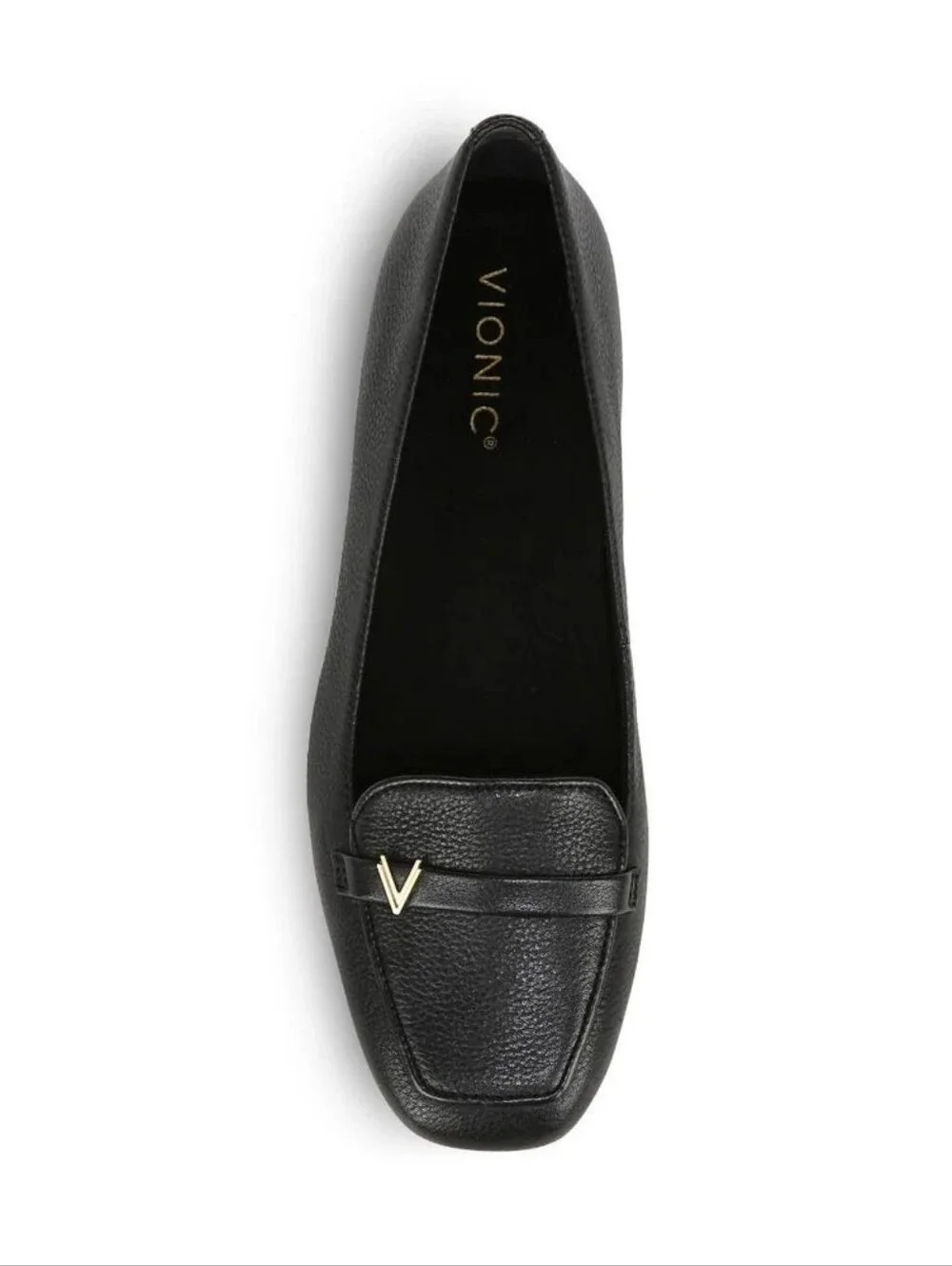 Vionic Hayes Loafer Black Leather Women's
